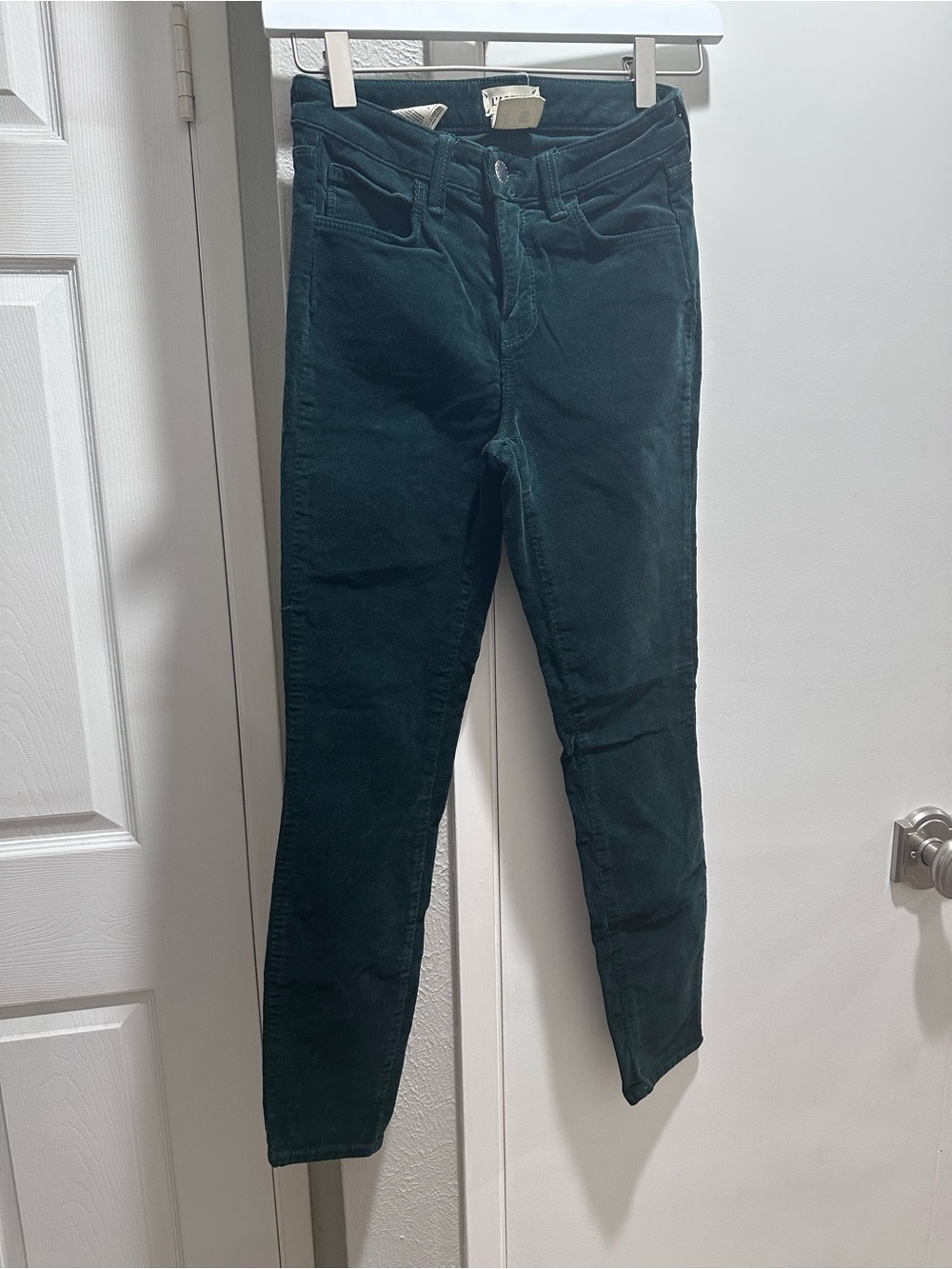 Women’s Dark Green L’AGENCE Slim Corduroy Jeans